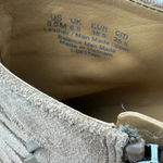 Franco Sarto  Destiny Suede Leather Boot  Topstitch Taupe Ankle Boots Size 8.5 Photo 9