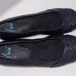 Yuu Shoes Gail Slip On Flats Black Faux Leather Minimalist Comfort Round Toe 5.5 Photo 0