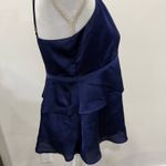 Banana Republic Peplum Cobalt Blue Camisole Top Size 4 Layered & Tiered Photo 3