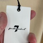 7 For All Mankind Cream Velvet Long Slip Dress Size Medium Photo 9