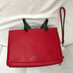 Kate Spade  Large Lingonberry Pebbles Leather Wristlet NWT Photo 0