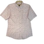 Bit & Bridle  Womens Short Sleeve Floral Western Button Up Shirt Size M Photo 1