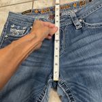 Rock Revival Women's Betty Easy Boot Denim Blue Jeans Size 29 Embroidered Studs Photo 8