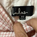 Lulus Womens New  My Own Paradise Pink Gingham Two-Piece Romper ONLY SHORTS Photo 5