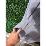 Athleta  Womens Seasoft Tank Midi Dress Size Medium Steel Blue Stretch Drawstring Photo 1