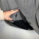 Talbots  Petites Pencil Skirt Gray Plaid Wool Blend Business Women's Size 8P Photo 3