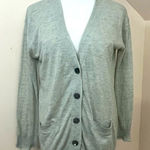 Jigsaw Cotton/Linen/ Silk Lightweight Cardigan Blouse Neutral Tan/ Greige L Tan Size L Photo 0