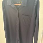 LYSSÉ Lysse Black Connie Button Down Shirt Photo 4