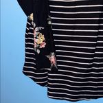 No Comment  Floral Striped Women's Top 3X Photo 4