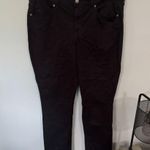 Sonoma NWT  Women's Black Pants Straight Leg Mid Rise Plus Size 16 Cotton Blend Photo 0