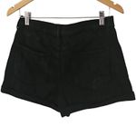 Vintage Revival “The Mom” Super High Rise Black Denim Shorts Photo 5