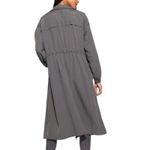 Spiritual Gangster NWT Delancey Trench Coat W/ Hood Dark Gray Women’s Size XS Photo 2