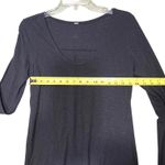 Lululemon Shirt Womens Size 8' Gray Long Sleeve Scoop Neck High Low Hem Running Photo 4