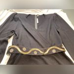 St. John Vintage St. Johns Santana Knit Dress. Beaded Belt and cuffs, Size 14 Photo 3