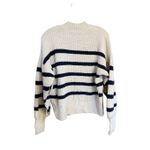 Old Navy  Oversized Sweater Sz S Cream/Navy NWT Photo 1