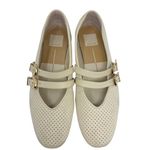 Dolce Vita Baylee Ballet Flats Bone Perforated Suede Cream Mary Jane 8 White Photo 4
