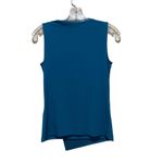 Tahari Sleeveless Shell Tank Top Blouse Blue Size XS Photo 4