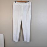 Talbots  White Chatham Ankle Straight Leg Trouser Dress Pants Womens 12 Preppy Photo 12