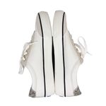 Keds Jump Kick T-Toe Leather Suede Calf Hair Heel Lace Up Sneakers White Size 9 Photo 10
