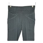 Betabrand  Ponte Knit‎ Dress Pants Herringbone Blue Pull On Size Small Petite Photo 2