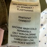 Natural Reflections Women’s Sz: 10  Army Green Cargo Shorts. Stretch Cotton. Photo 5