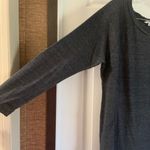 I Love H81 Grey 3/4 Sleeve Scoop Neck Top Small Photo 1