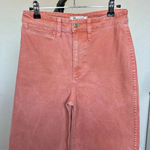 Madewell  Slim Emmett Wide-Leg Crop Pants in Sweet Dahlia Size 25‎ Photo 9
