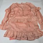 Tularosa  Darla Polka Dot Dress in Coral Large Photo 11