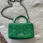 Rebecca Minkoff Green Crossbody Chain Quilt Bag Photo 4