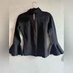 Chicwish Chic Black blouse with Ruffle Sleeves Size S Photo 1