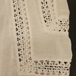 Skies Are Blue 💕💕Eyelet Lace Longsleeve Blouse ~ White Medium M NWT Photo 5