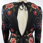 Free People  Date Night‎ Black Floral Mini Dress Photo 5