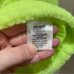 White Birch  Neon Green Sherpa Jacket Size Small Photo 5