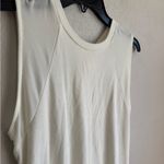 Zyia Active Cream White Sheer Back Sleeveless Tank Blouse Womens M Athletic Photo 1