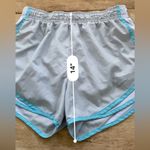 Nike‎ Tempo Dri Fit Women’s Sz S Light Gray/Lt Blue Athletic Shorts Gray Photo 7