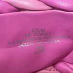 Marc Fisher  Womens Toree Heeled Mule Sandal Size 8.5 M Pink Woven Slip On Preppy Photo 8