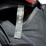 Torrid Mesh Inset Skater One-Piece Swimsuit Black Womens Plus Size 4 Photo 2