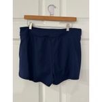Lands' End Lands’ End Swim Shorts Women’s 12 Navy Blue Swim Bottoms Lined Photo 1