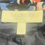 Talbots  Skirt Sz12 Blue Floral A-line Fit&Flare Feminine Work/Worship Wear Photo 3