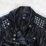 Forever 21 Black  Studded Faux Leather Vest Photo 1