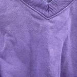 BP Purple Cropped Sweatshirt V-Neck Long Sleeve Casual Top, Size Unknown Photo 4