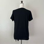 Lovestitch Black Side Lace Up Asymmetrical Hem Top, Sz Medium Photo 5