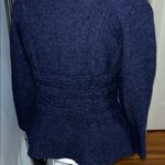 Cynthia Rowley  Dark 100% Wool Blue Blazer Photo 3