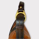 Dooney & Bourke  Florentine Leather Vachetta Hobo Shoulder Bag Two Tone Cognac Photo 4