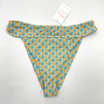 Dippin' Daisy's NWT Sydney Cheeky Bikini Bottom Sz Large Geometric Suns and Waves Photo 4
