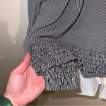 Maurice's Maurice’s Black & White Stripe Zip Up Top w/ cinched waist/sleeves XL Photo 11