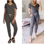 Vuori All Day Jumpsuit Short Sleeve Tie Waist Photo 4