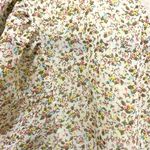 Storia Cream & Floral V-Neck Tiered Ruffle Puff Short Sleeve Dress Photo 7