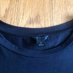 Ann Taylor  black top with eyelet hem Photo 2