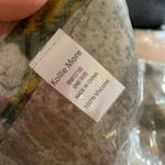 Brown Floral Shawl Satin Scarf Photo 2